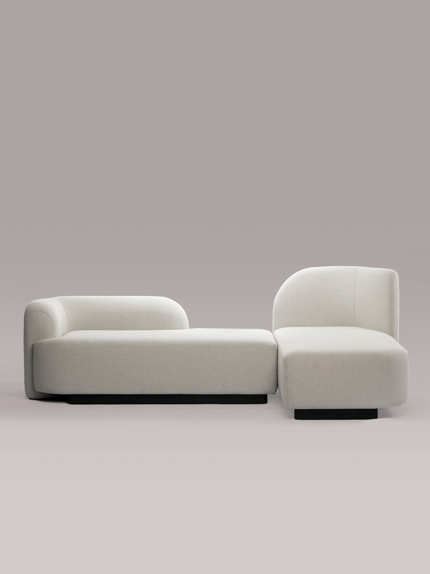 Liberation Sofa 270×159cm 106.3×62.6in Maharam White