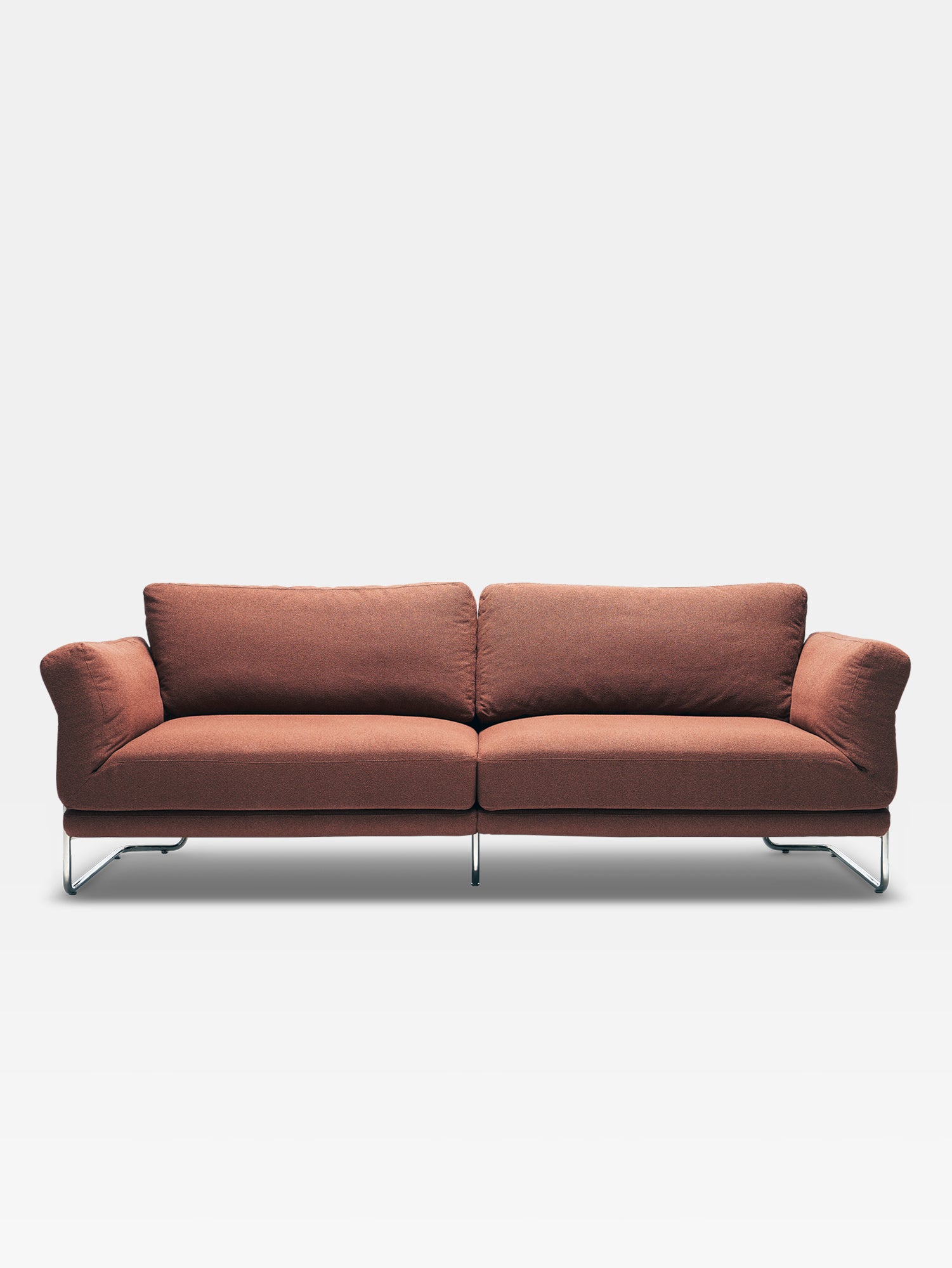 Mountain Sofa 260×90cm 102.3×35.4in Titian Red