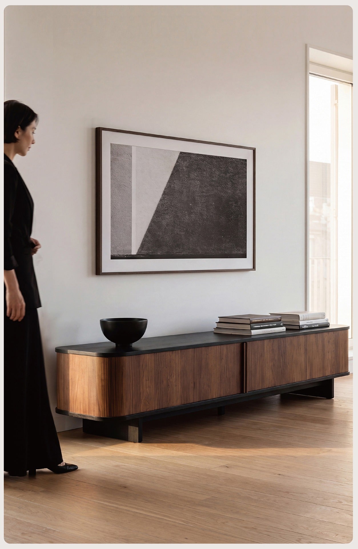 Rolling Archive TV Cabinet