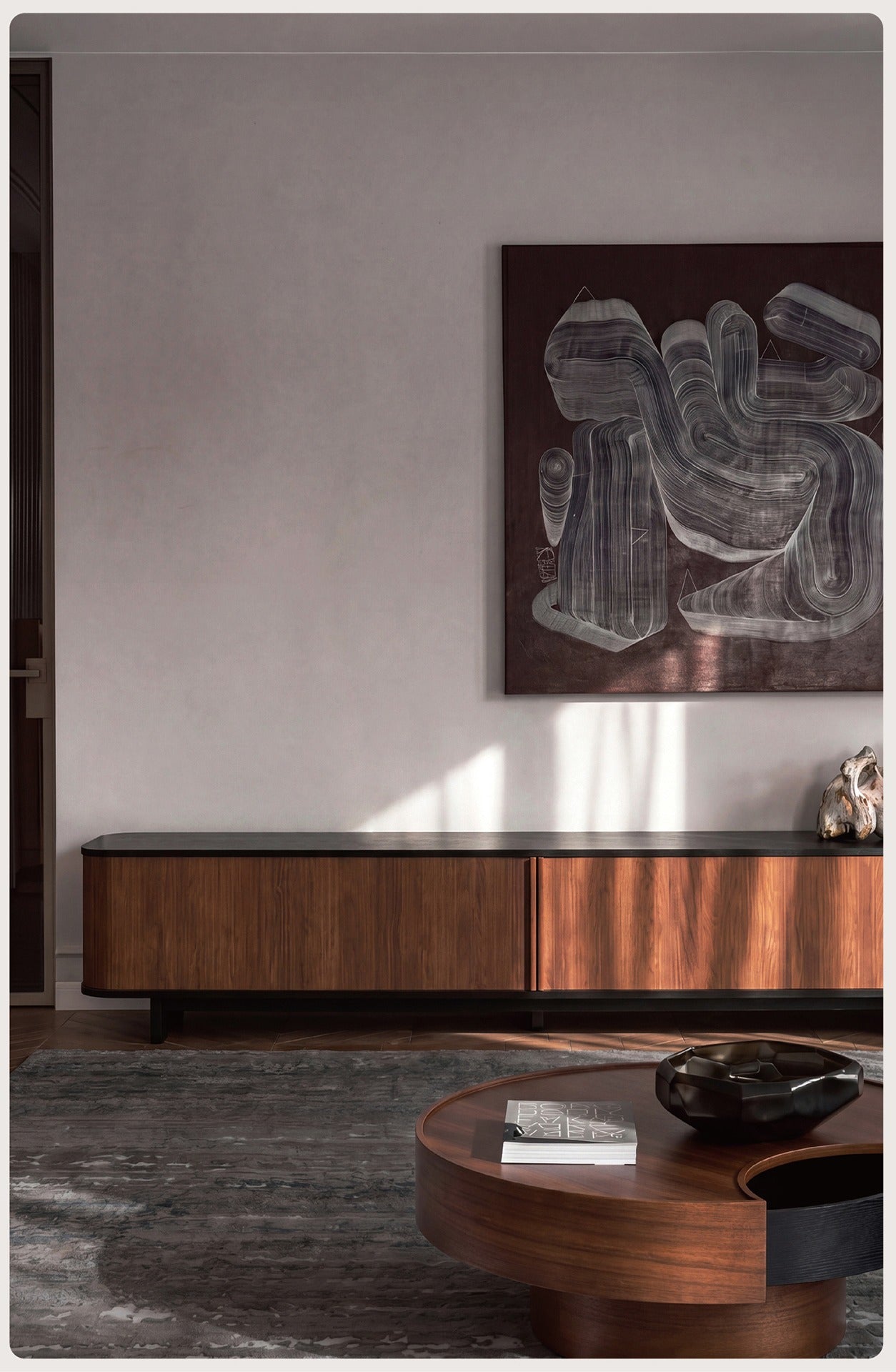 Rolling Archive TV Cabinet