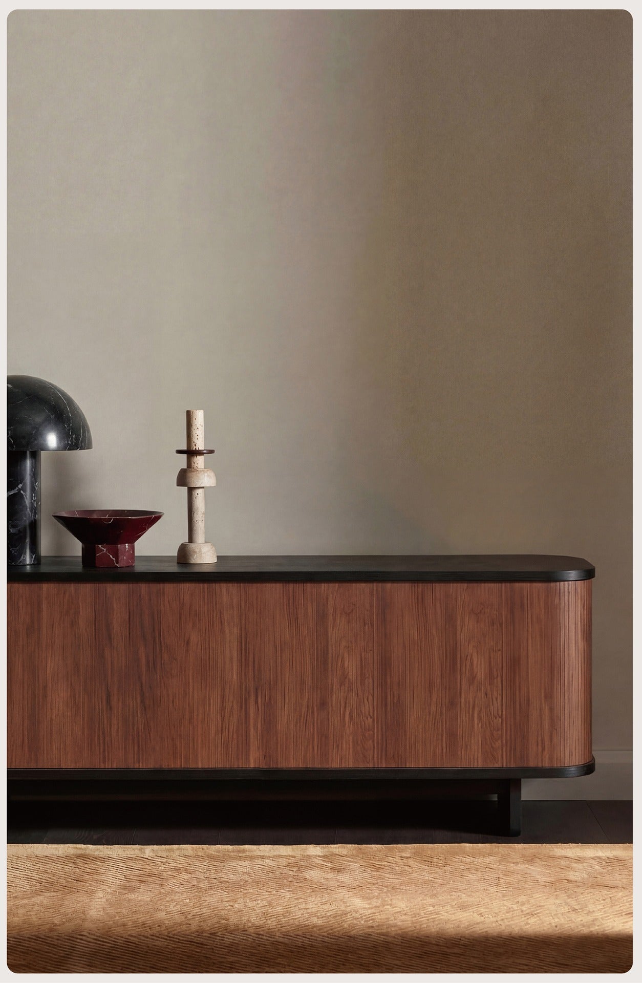 Rolling Archive TV Cabinet