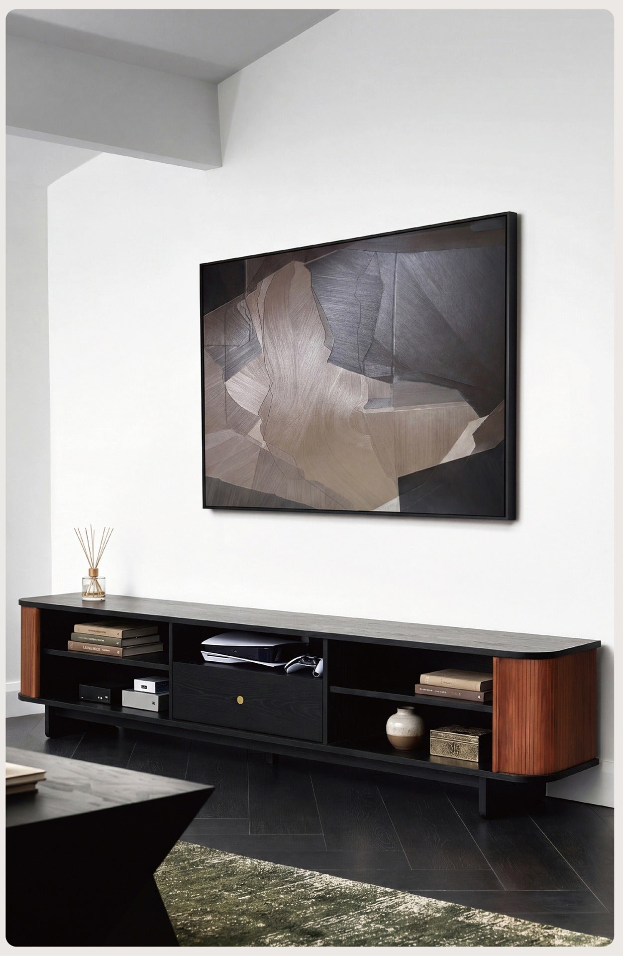 Rolling Archive TV Cabinet